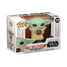 Boneco Funko Pop! Star Wars Mandalorian - Baby Yoda com Tigela