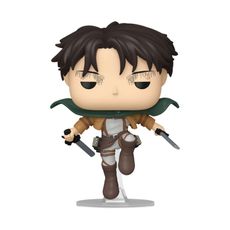 Boneco Funko Pop! Attack on Titan - Levi com Espadas