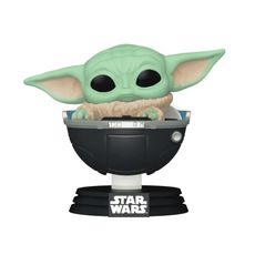 Boneco Funko Pop! Star Wars - Mandalorian - Grogu no Carrinho Flutuante