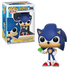 Boneco Funko Pop! Sonic The Hedgehog - Sonic com Esmeralda