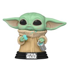 Boneco Funko Pop! Star Wars Mandalorian - Baby Yoda com Cookie