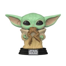 Boneco Funko Pop! Star Wars Mandalorian - Baby Yoda com Sapo