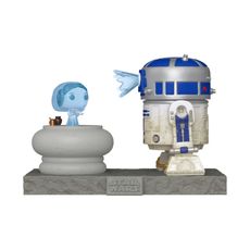 Boneco Funko Pop! Deluxe Star Wars R2-D2 com Leia