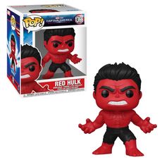 Boneco Funko Pop! Super Marvel Capitão América Admirável Mundo Novo - Hulk Vermelho