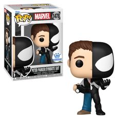 Boneco Funko Pop! Marvel Split - Peter Parker/Homem-Aranha Preto com Chase