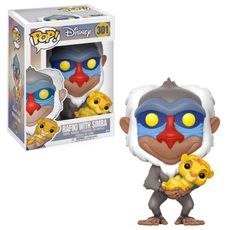 Boneco Funko Pop! Disney O Rei Leão - Rafiki com Simba