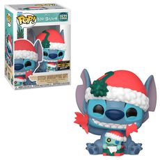 Boneco Funko Pop! Disney Lilo & Stitch - Stitch Abrindo Presente