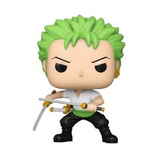 Boneco Funko Pop! One Piece - Zoro com Duas Espadas