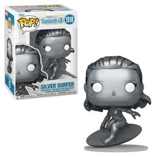 Boneco Funko Pop! Marvel Quarteto Fantástico - Surfista Prateada