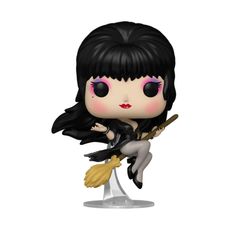 Boneco Funko Pop! Elvira: A Rainha das Trevas - Elvira na Vassoura