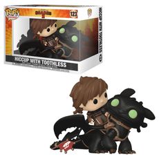 Boneco Funko Pop! Ride Como Treinar Seu Dragão - Soluço e Banguela