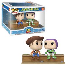 Boneco Funko Pop! Moment Disney Toy Story 30 anos - Woody & Buzz