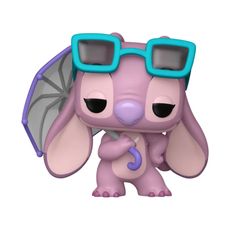 Boneco Funko Pop! Disney Lilo & Stitch - Angel com Guarda-Chuva