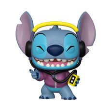 Boneco Funko Pop! Disney Lilo & Stitch - Stitch com Fone