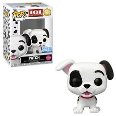 Boneco Funko Pop! Exclusivo Disney 101 Dálmatas - Patch (Flocked)