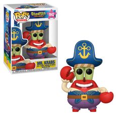 Boneco Funko Pop! Bob Esponja O Filme - Seu Siriguejo Pirata