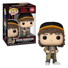 Boneco FunkoPop Netflix Stranger Things T5 Dustin Henderson