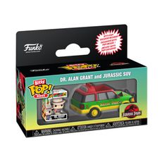 Bitty Pop! Rides Jurassic Park Dr. Alan Grant e Jurassic SUV