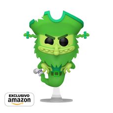 Boneco Funko Pop! Exclusivo Amazon Bob Esponja O Filme - Holandês Voador (Glow)