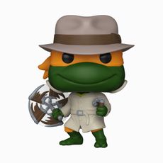Boneco Funko Pop! Edição Limitada Tartarugas Ninja - Michelangelo com Casaco