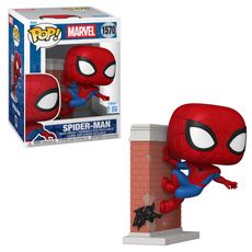 Boneco Funko Pop! Premium Marvel - Homem-Aranha na Parede