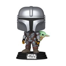 Boneco Funko Pop! Star Wars Mandalorian e Grogu Mandalorian