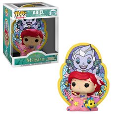 Boneco Funko Pop! Deluxe Disney Princesas - Ariel com Vitral