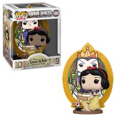 Boneco Funko Pop! Deluxe Disney Princesas - Branca de Neve com Vitral