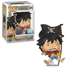 Boneco Funko Pop! Exclusivo One Piece - Luffy com Bandeira