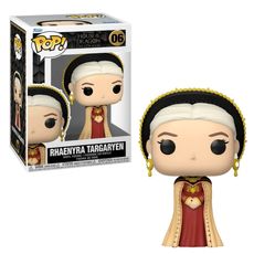 Boneco Funko Pop! A Casa do Dragão - Rhaenyra com Capa Vermelha
