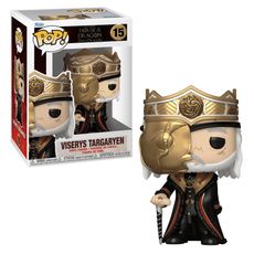 Boneco Funko Pop! A Casa do Dragão - Viserys com Máscara com Chase