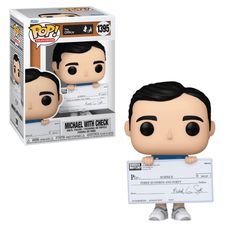 Boneco Funko Pop! The Office - Michael com Cheque
