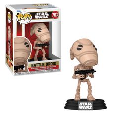 Boneco Funko Pop! Star Wars A Ameaça Fantasma - Battle Droid