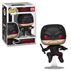 Boneco Funko Pop! Marvel Demolidor Renascido Traje Preto