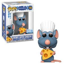 Boneco Funko Pop! Exclusivo Disney Ratatouille Remy c Queijo