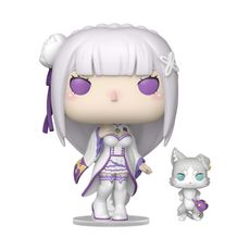 Boneco Funko Pop! & Buddy Re:Zero - Emilia e Puck