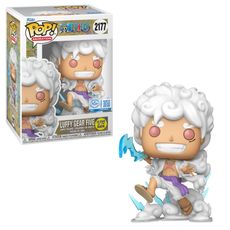 Boneco Funko Pop! Exc One Piece - Luffy Gear Five (Glow)