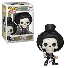 Boneco Funko Pop! One Piece - Brook com Espadas
