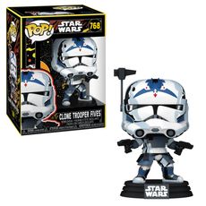 Boneco Funko Pop! Star Wars Clone Trooper Fives (Retro)