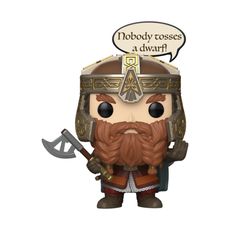 Boneco Funko Pop! Sayings O Senhor dos Anéis - Gimli