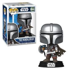 Boneco Funko Pop! Star Wars: O Mandaloriano e Grogu - Mandaloriano com Duas Armas