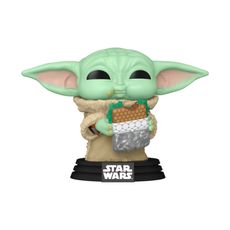 Boneco Funko Pop! Star Wars: O Mandaloriano e Grogu - Grogu com Comida