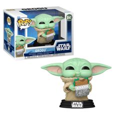 Boneco Funko Pop! Star Wars: O Mandaloriano e Grogu - Grogu com Comida