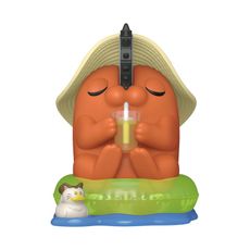Boneco Funko Pop! Exclusivo SDCC Chainsaw Man Pochita com Chapéu de Sol