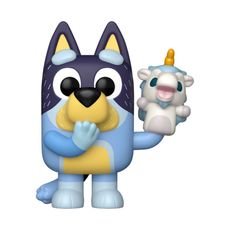 Boneco Funko Pop! Bluey  - Bandit Com Unicornio