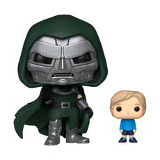 Boneco Funko Pop! Marvel Vingadores Dr Destino com Franklin