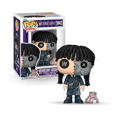 Boneco Funko Pop! Patchwork Wandinha - Wandinha e Mãozinha