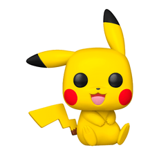 Boneco Funko Pop! Jumbo: Pokemon- Pikachu (Sentado)